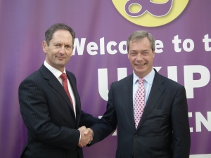David Gale and Nigel Farage